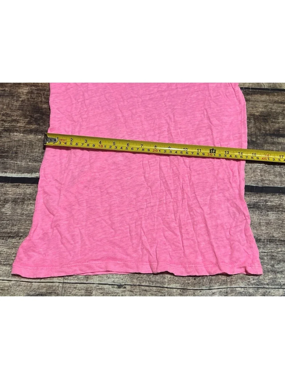 J Crew Top Womens XS Linen Tunic Pink Short Sleeve Pocket